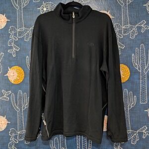 Icebreaker Sport 320 Merino Wool Quarter Zip Pullover Sweater Men's Size XL
